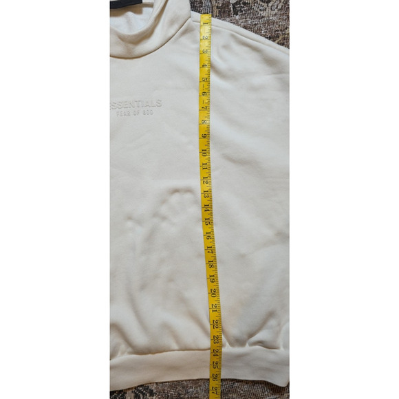 Fear of God Essentials Pullover Hoodie Silver Cloud Men’s L Streetwear FOG - Picture 5 of 6